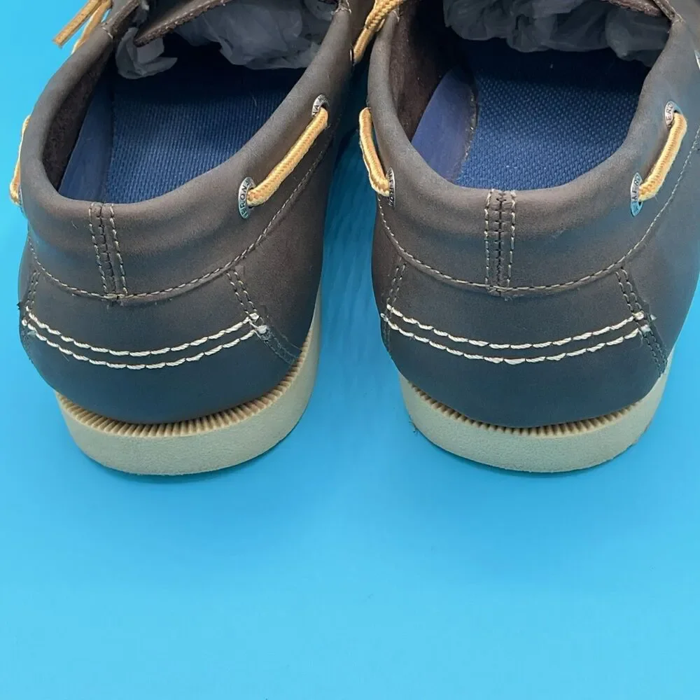Merona Mens BROWN Boat Shoes Size 10,EUC